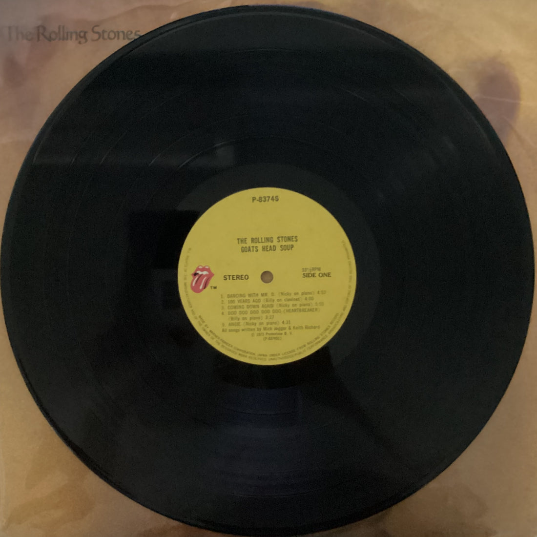 แผ่นเสียง The Rolling Stones - Goats Head Soup Vinyl VG+