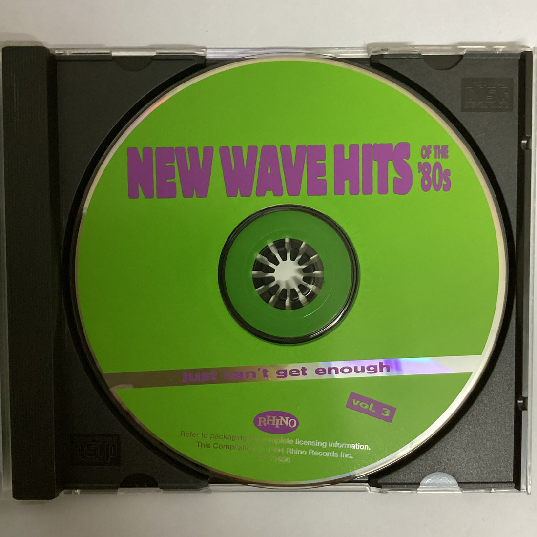 ซีดี Various - Just Can't Get Enough: New Wave Hits Of The '80s, Vol. 3 CD VG+