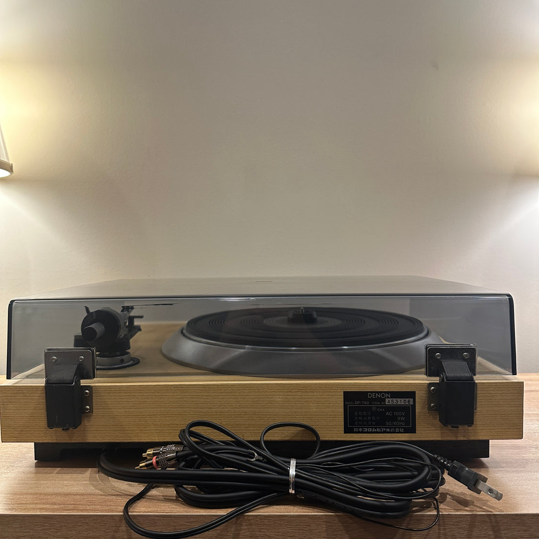 เครื่องเล่นแผ่นเสียง Denon DP-790 Manual Direct Drive Turntable (220V)