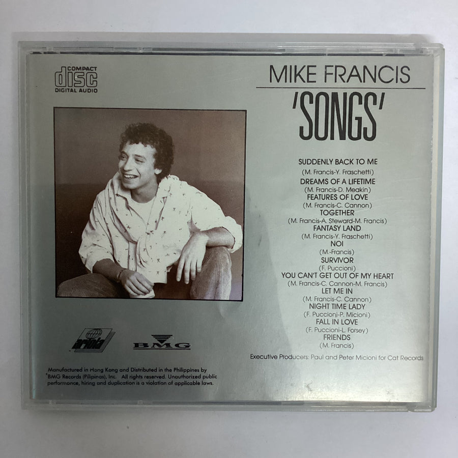 ซีดี Mike Francis - 'Songs' CD VG+