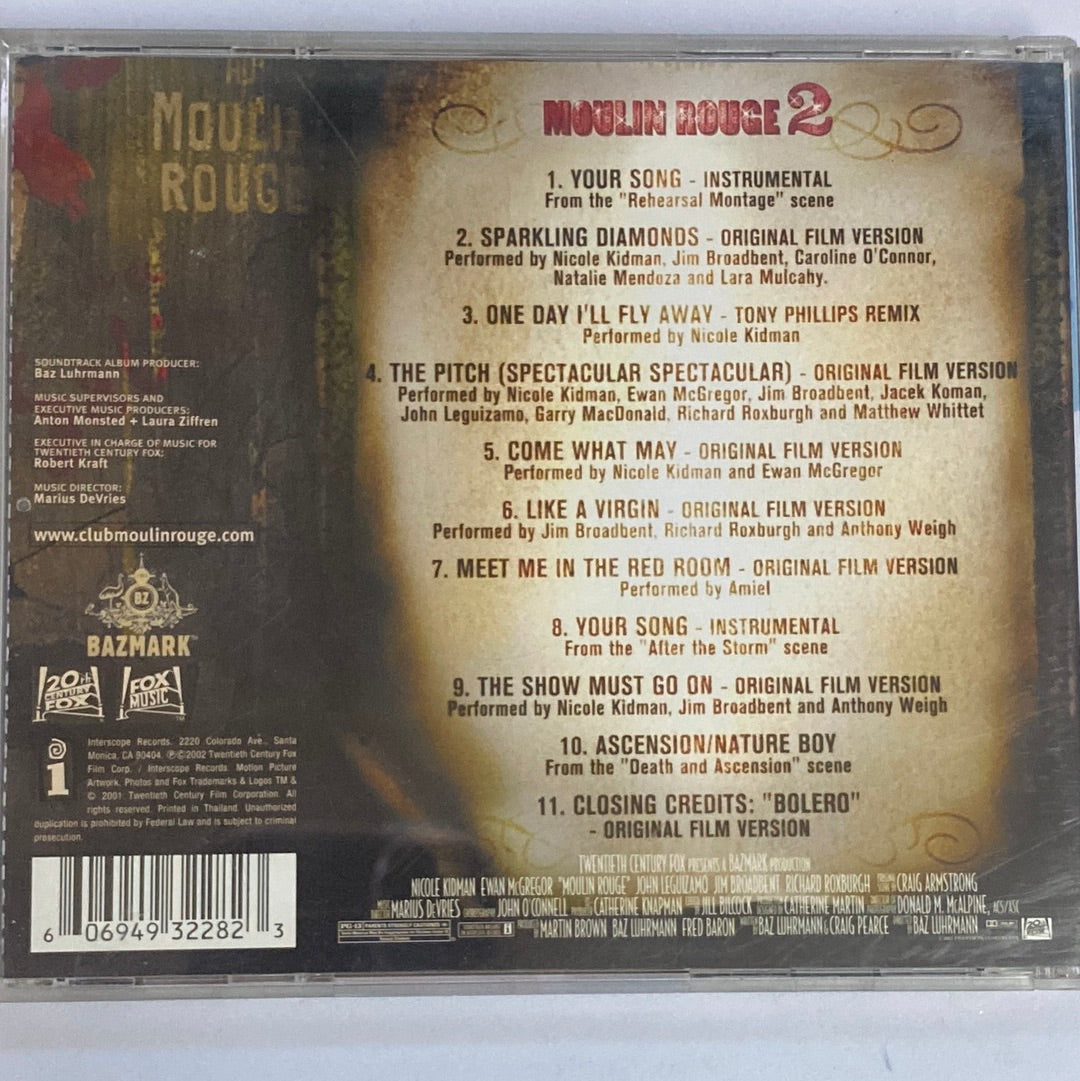 ซีดี Various - Moulin Rouge 2 Music From Baz Luhrmann's Film CD VG