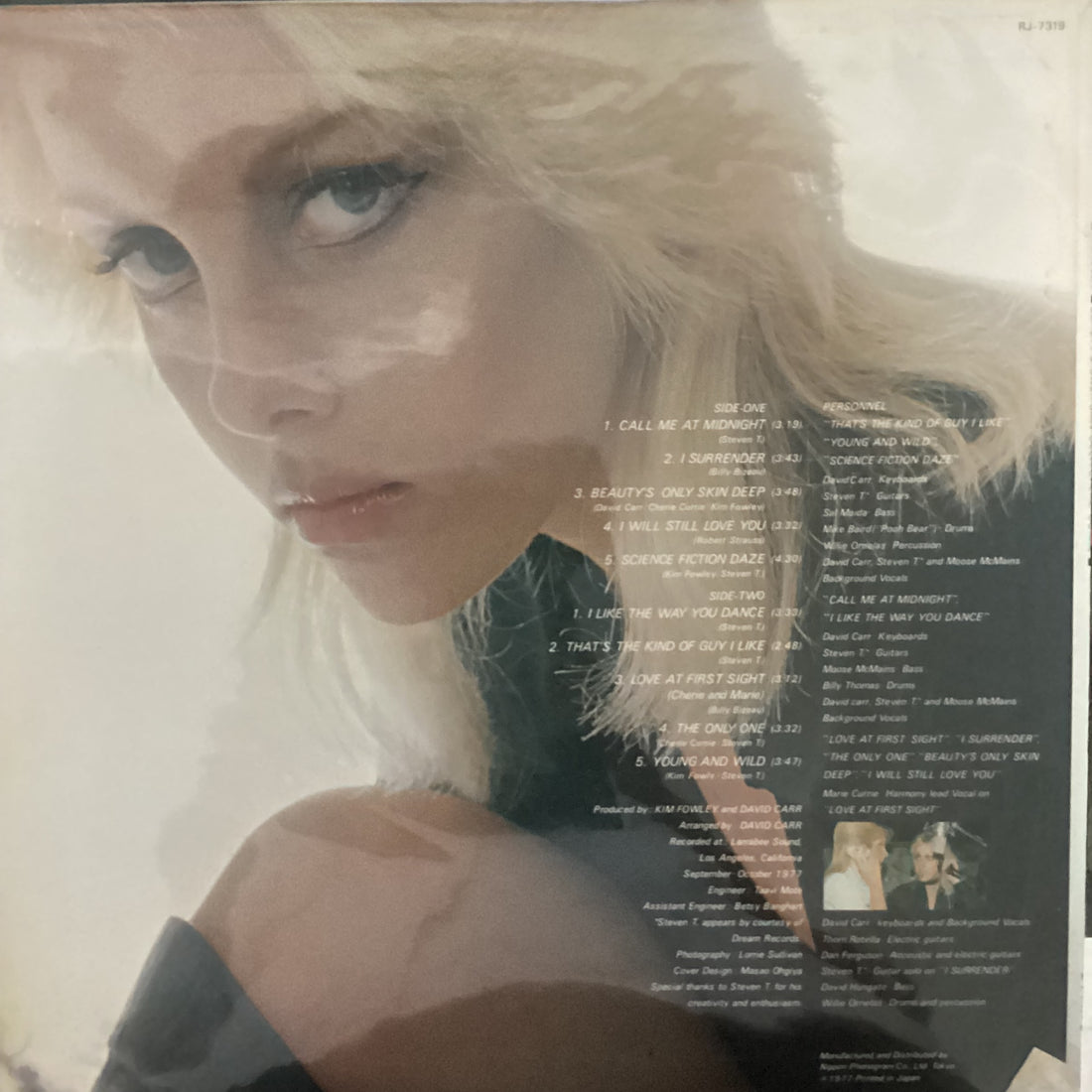 แผ่นเสียง Cherie Currie - Beauty's Only Skin Deep Vinyl VG+