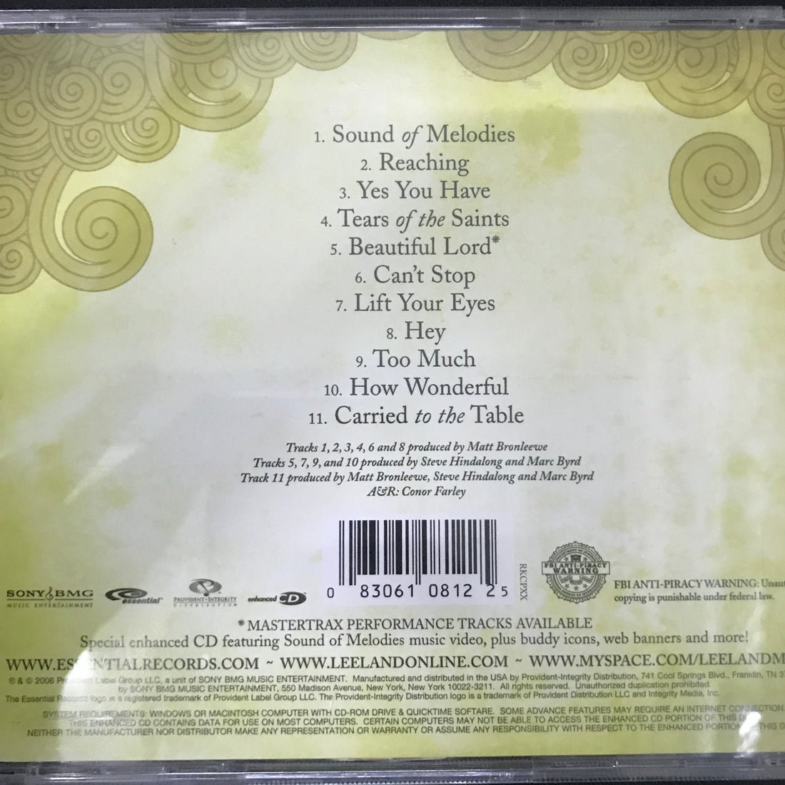 ซีดี Leeland - Sound Of Melodies CD VG+