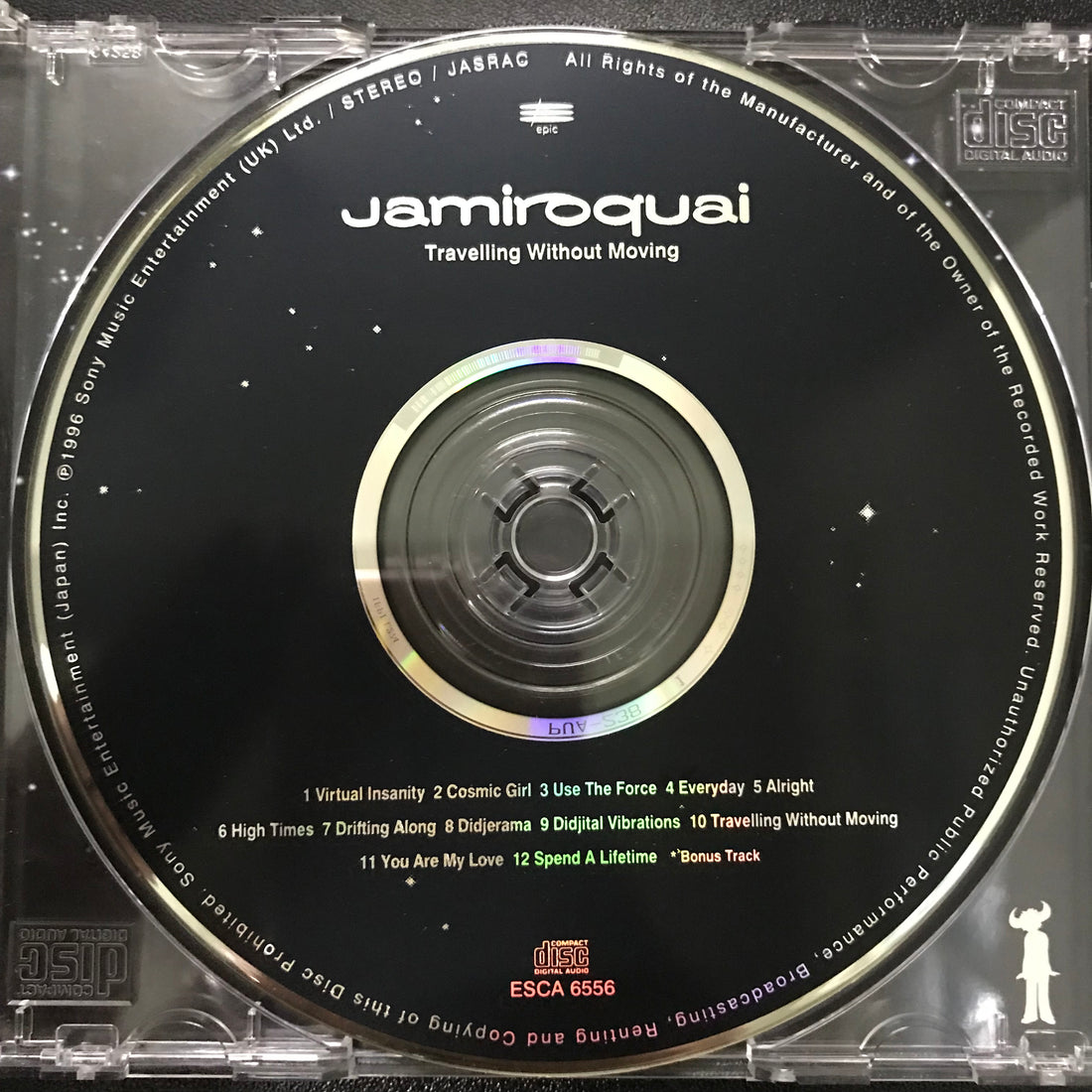 ซีดี Jamiroquai - Travelling Without Moving CD VG+