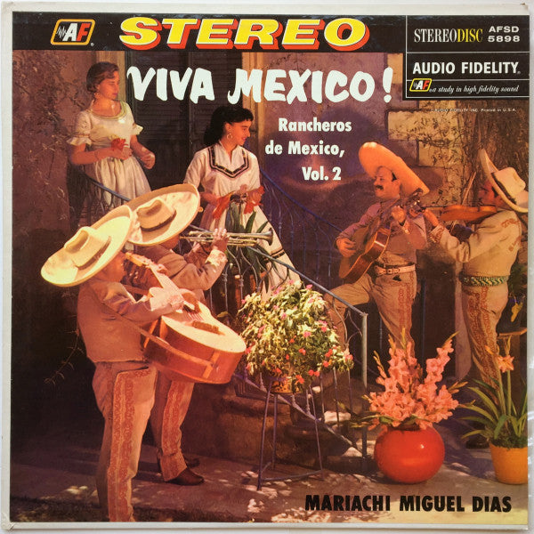 Mariachi Miguel Diaz : Viva Mexico ! Rancheros De Mexico, Vol.2 (LP)
