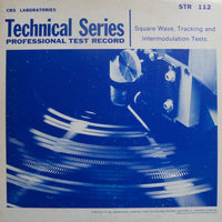 CBS Laboratories : Professional Test Record - Square Wave, Tracking And Intermodulation Tests (LP)