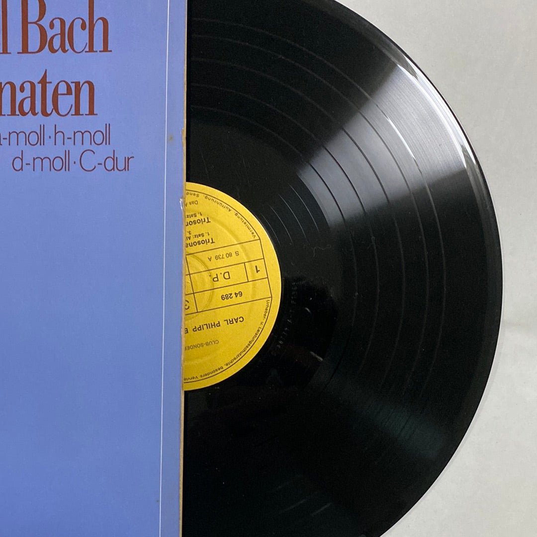 แผ่นเสียง Carl Philipp Emanuel Bach, Ars Rediviva Ensemble - 4 Triosonaten (Vinyl) (VG+)