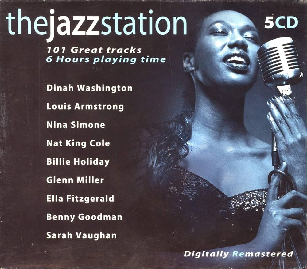 ซีดี Various – The Jazz Station (101 Great Tracks) (CD) (VG+) (5CDs)