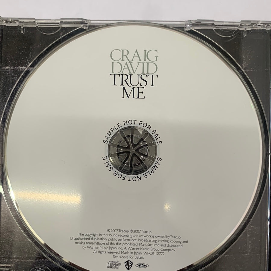 ซีดี Craig David - Trust Me CD G+