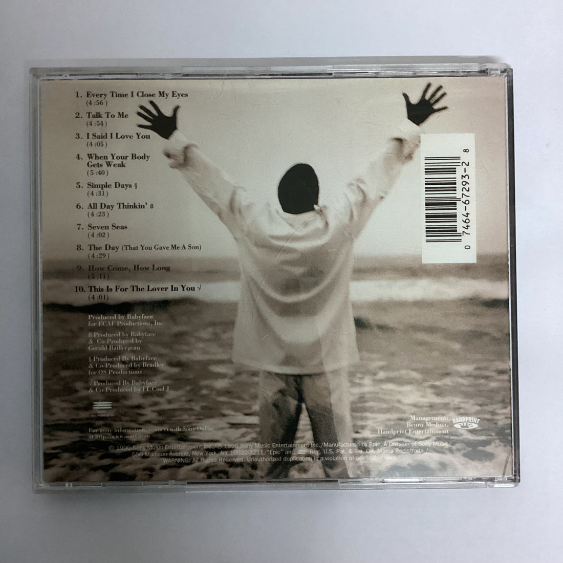 ซีดี Babyface - The Day CD VG+