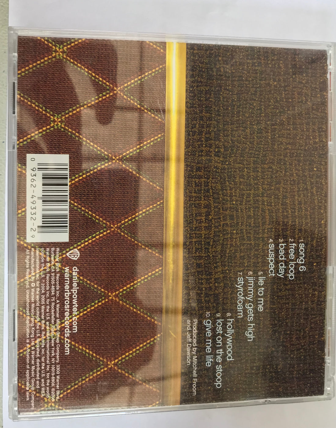ซีดี Daniel Powter - DP CD VG+