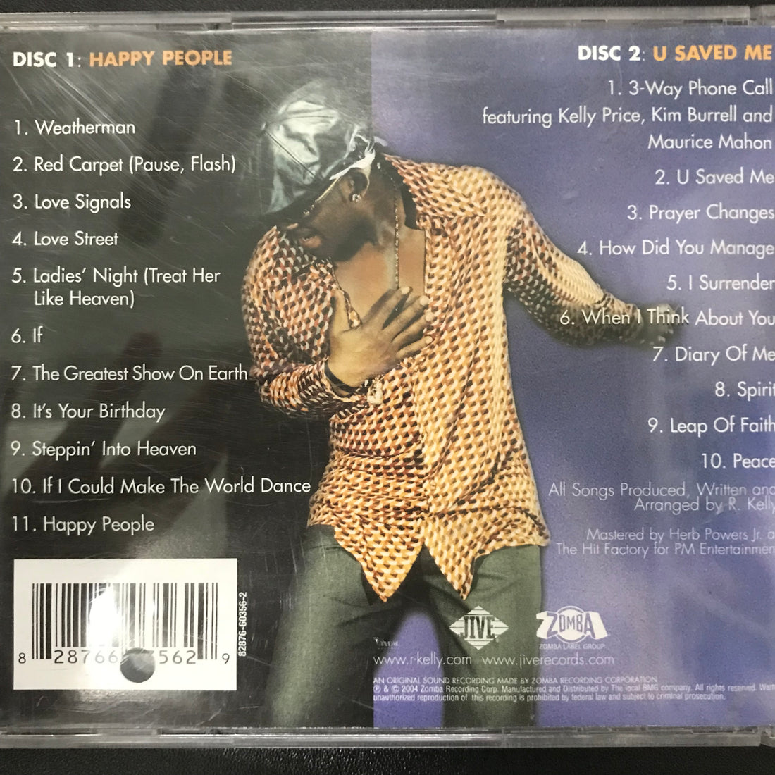 ซีดี R. Kelly - Happy People / U Saved Me CD VG+