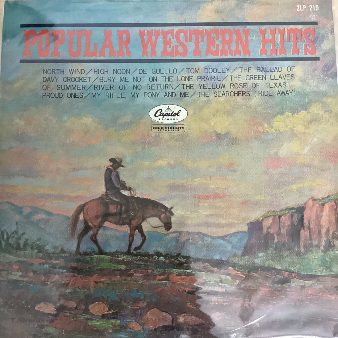 แผ่นเสียง Various - Popular Western Hits = お好みウェスターン・ヒット集 Vinyl VG