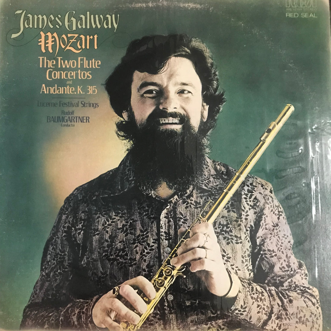 แผ่นเสียง James Galway / Festival Strings Lucerne / Rudolf Baumgartner / Wolfgang Amadeus Mozart - The Two Flute Concertos And Andante, K. 315 Vinyl VG+