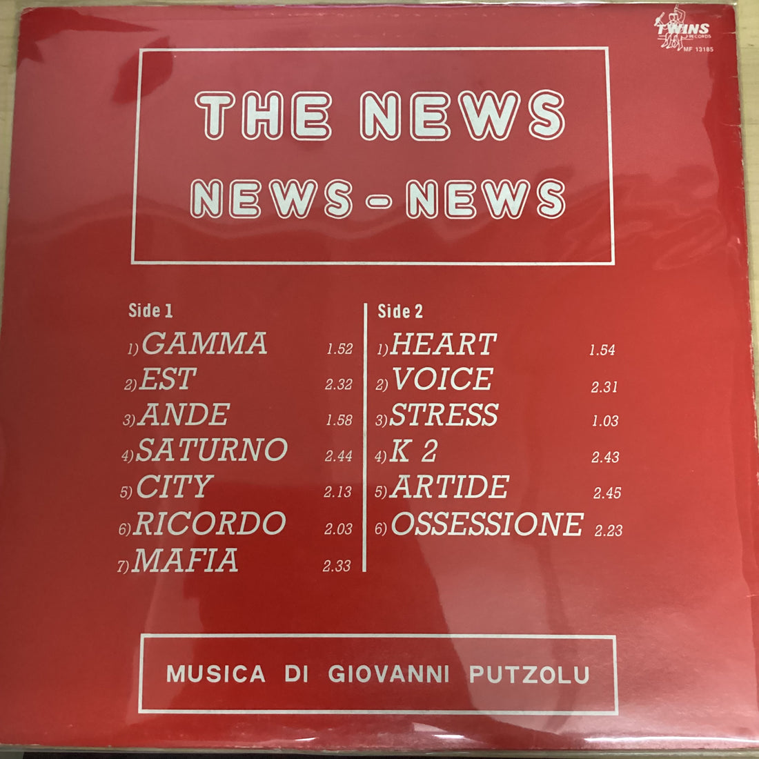 แผ่นเสียง The News - News - News Vinyl VG+