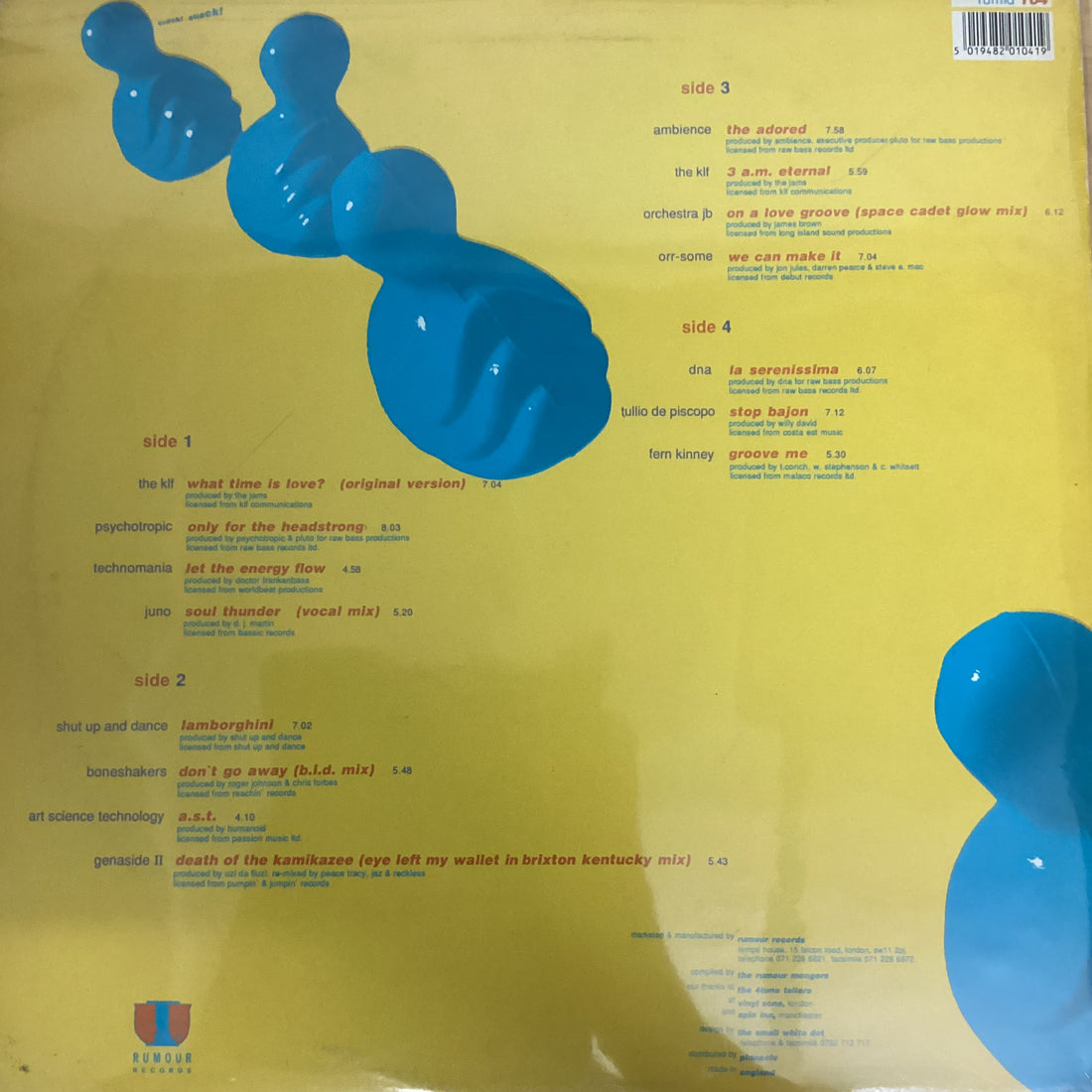 แผ่นเสียง Various - Warehouse Raves 4 Vinyl VG+ 2LPs