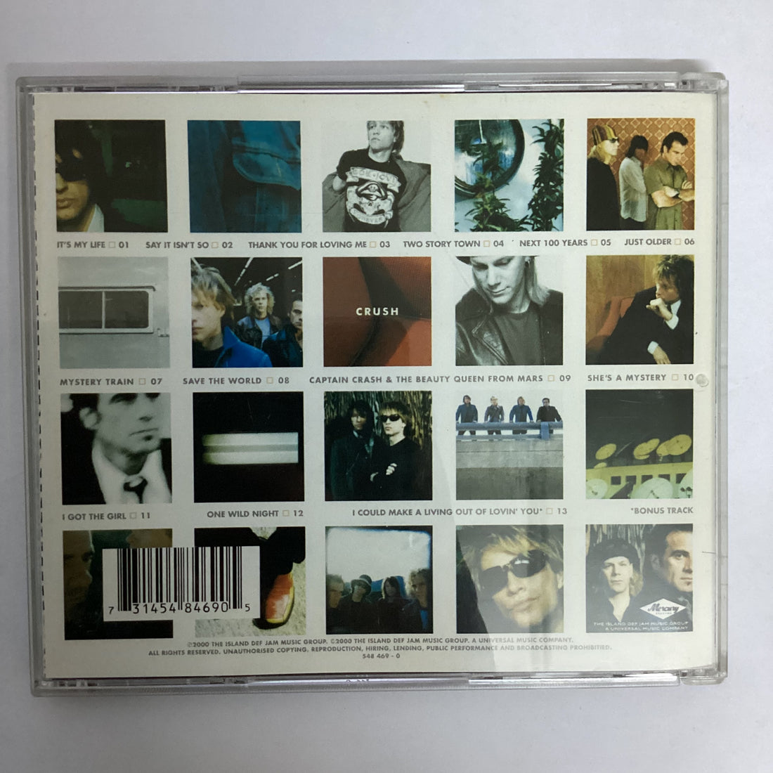 ซีดี Bon Jovi - Crush CD VG+ 1CD 1VCD