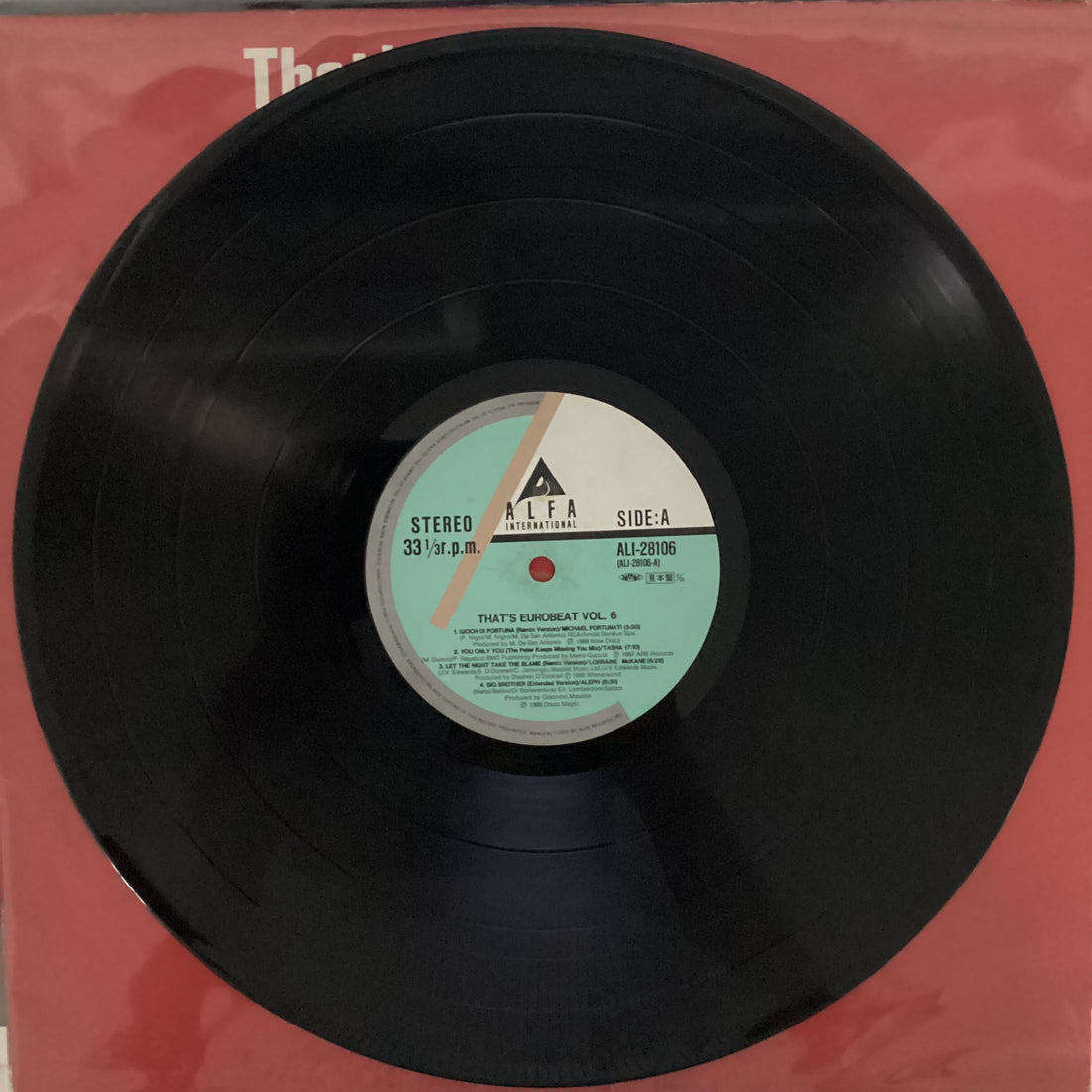 แผ่นเสียง Various - That's Eurobeat Vol. 6 Vinyl VG