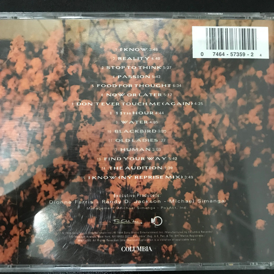 ซีดี Dionne Farris - Wild Seed - Wild Flower CD VG+