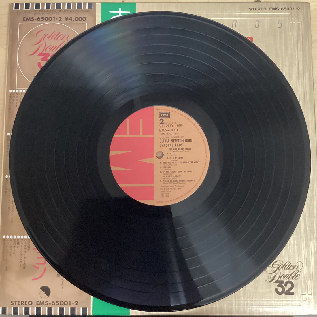 แผ่นเสียง Olivia Newton-John - Crystal Lady Vinyl VG+ 2LPs