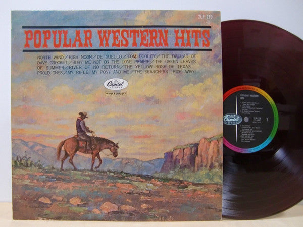 Various : Popular Western Hits = お好みウェスターン・ヒット集 (LP, Album, Comp, Red)