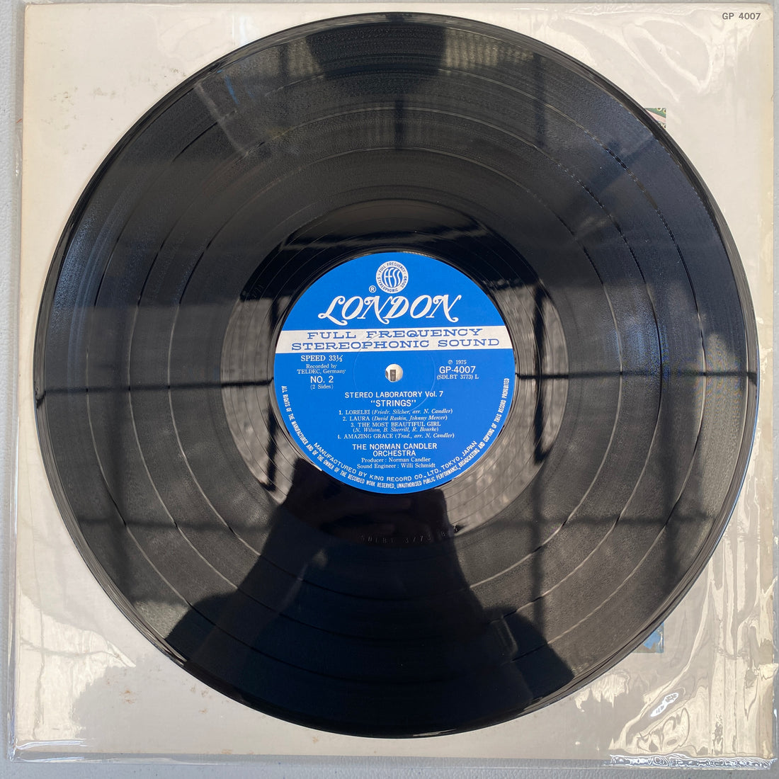 แผ่นเสียง Norman Candler - Stereo Laboratory, Vol. 7 - Strings Vinyl VG+