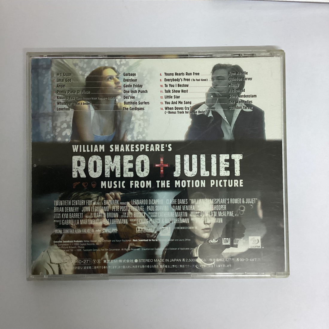 ซีดี Various - William Shakespeare's Romeo + Juliet Music From The Motion Picture CD VG