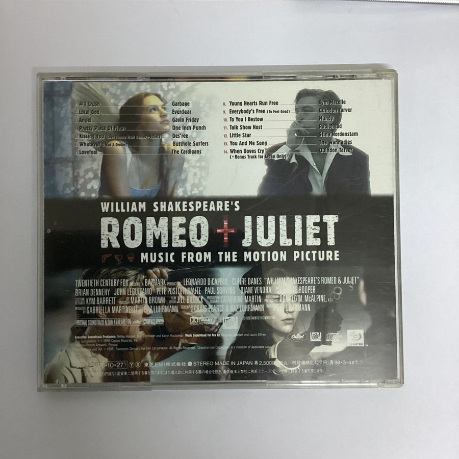 ซีดี Various - William Shakespeare's Romeo + Juliet Music From The Motion Picture CD VG