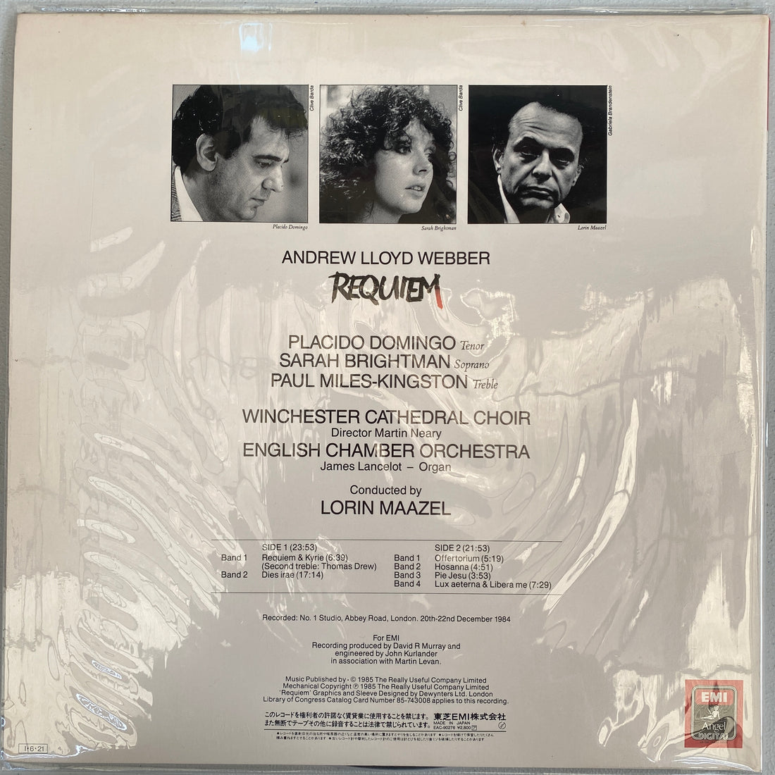แผ่นเสียง Andrew Lloyd Webber - Requiem Vinyl VG+
