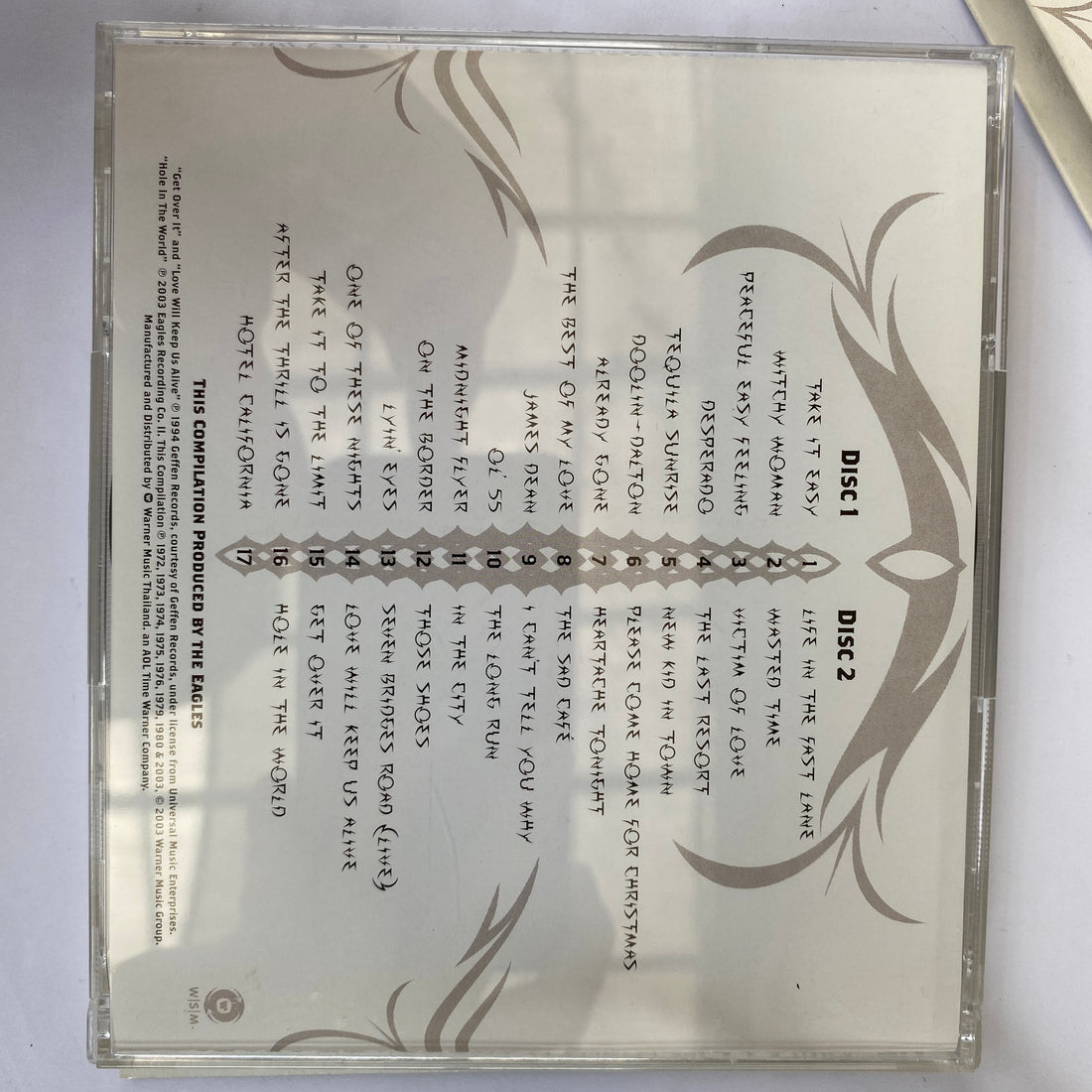 ซีดี Eagles - The Complete Greatest Hits CD 2CD NM or M-