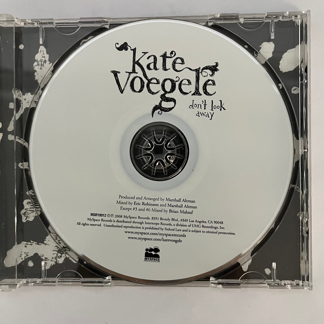 ซีดี Kate Voegele - Don't Look Away CD NM