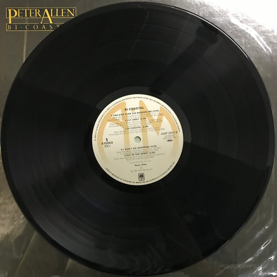 แผ่นเสียง Peter Allen - Bi-Coastal Vinyl VG+