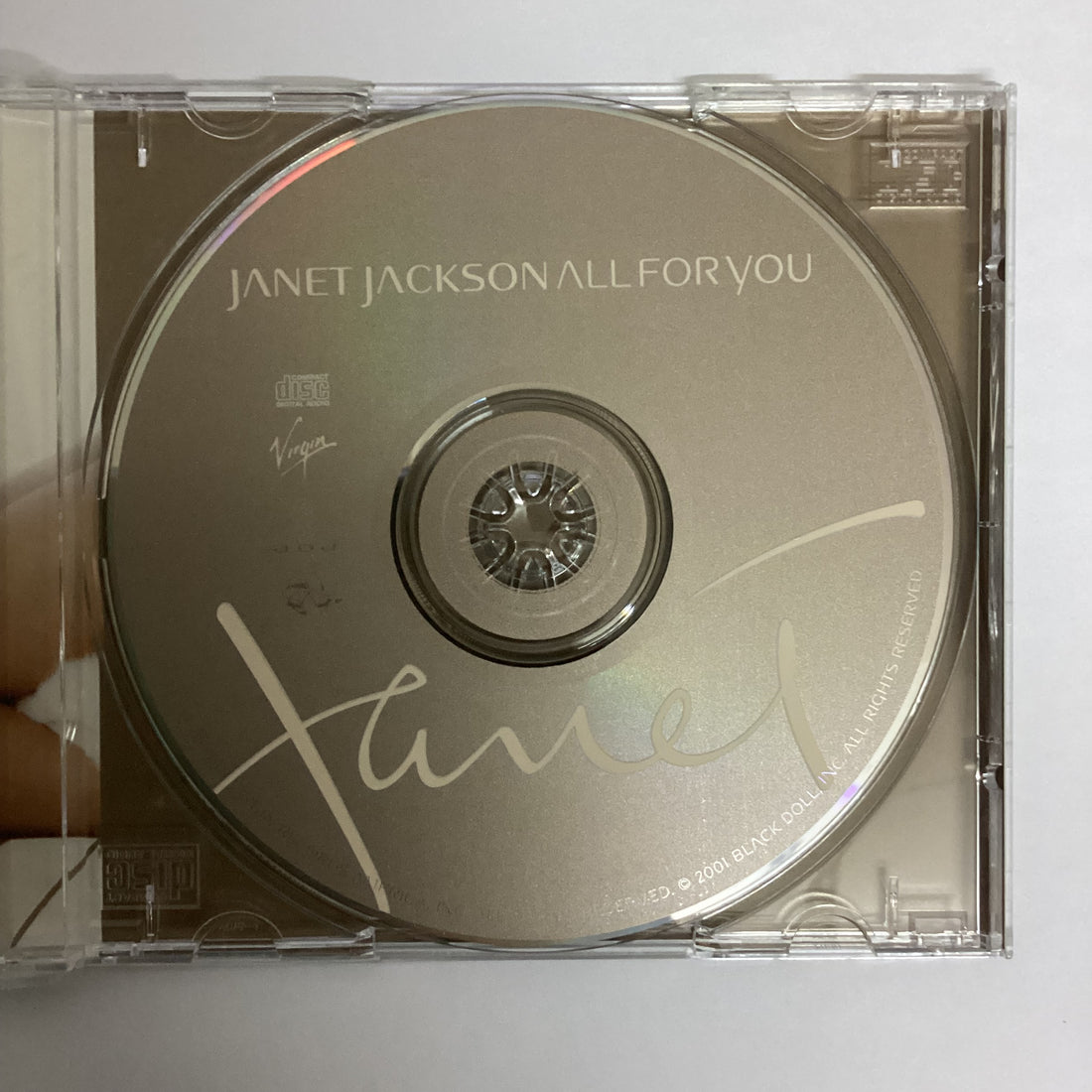 ซีดี Janet Jackson - All For You CD VG+