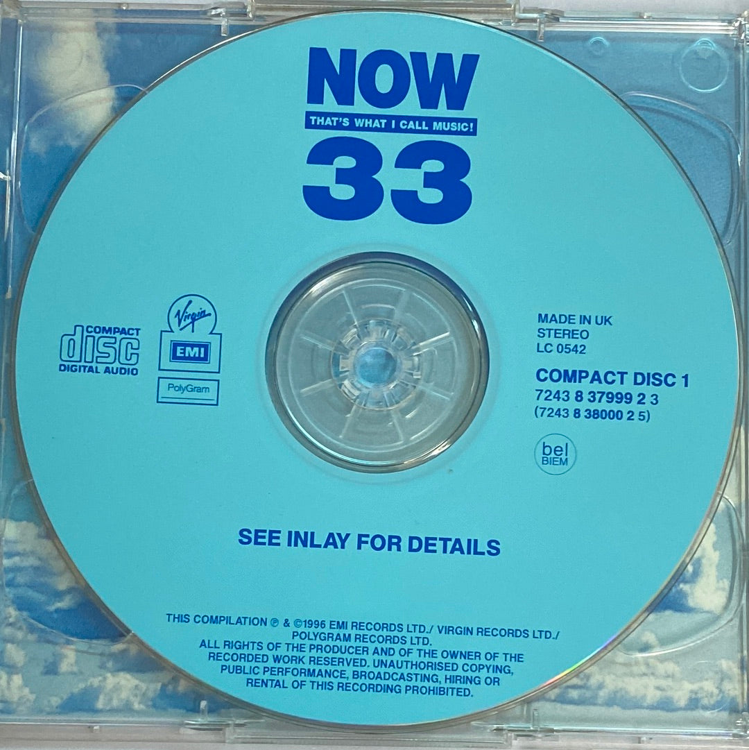 ซีดี Various - Now That's What I Call Music! 33 (CD) (VG+)