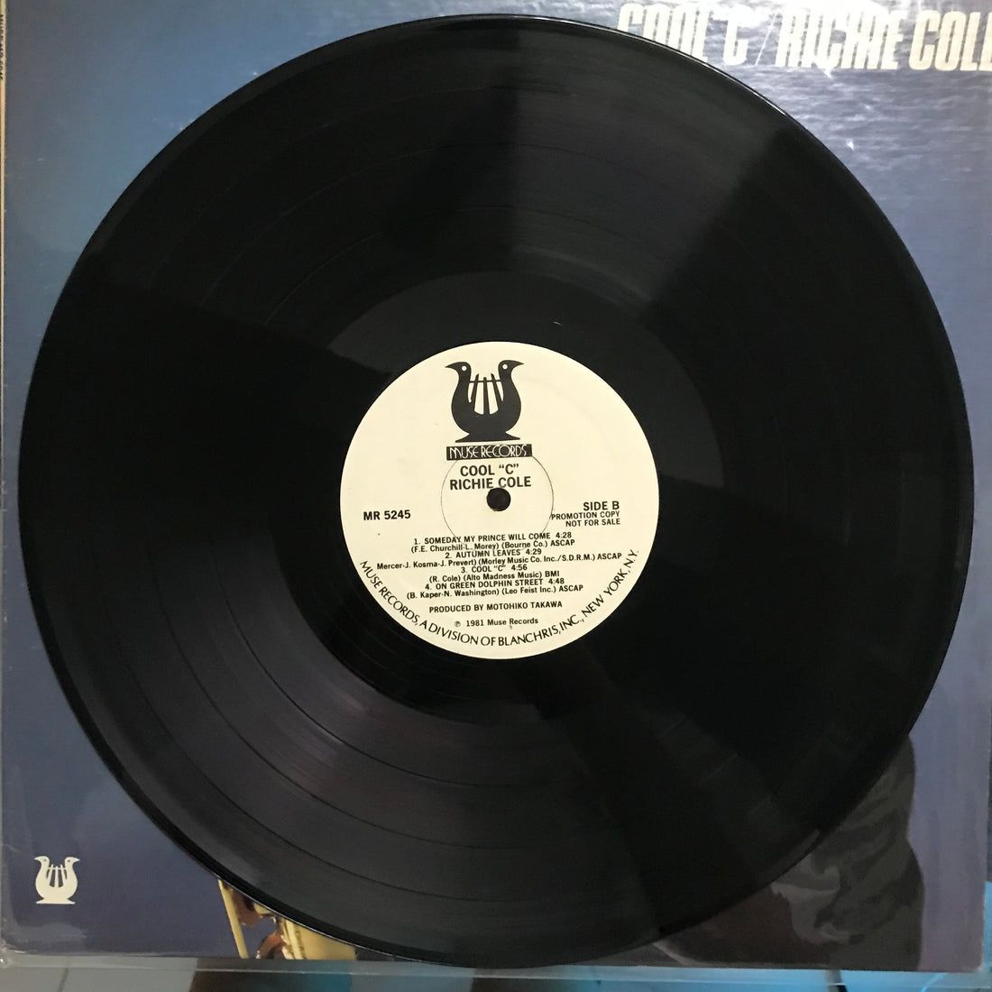 แผ่นเสียง Richie Cole - Cool "C" Vinyl VG+