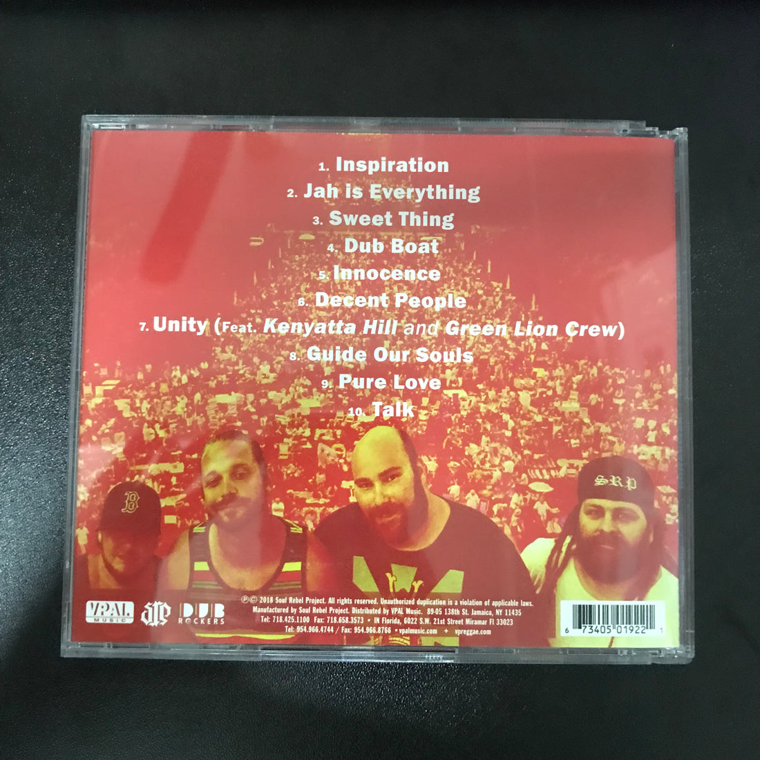 ซีดี Soul Rebel Project - Inspiration CD VG+