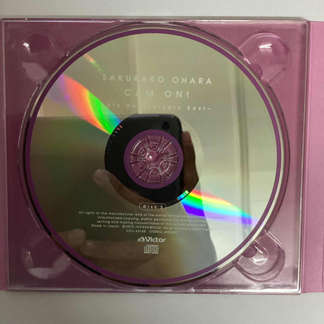 ซีดี 大原櫻子 - CAM ON! - 5th Anniversary Best CD VG+ 2CDs 1DVD