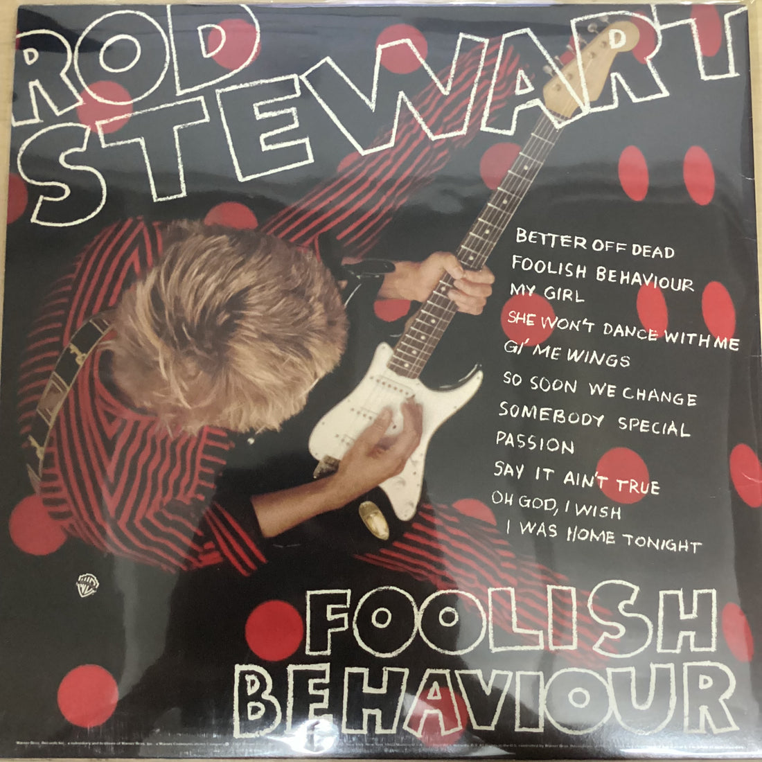 แผ่นเสียง Rod Stewart - Foolish Behaviour Vinyl VG