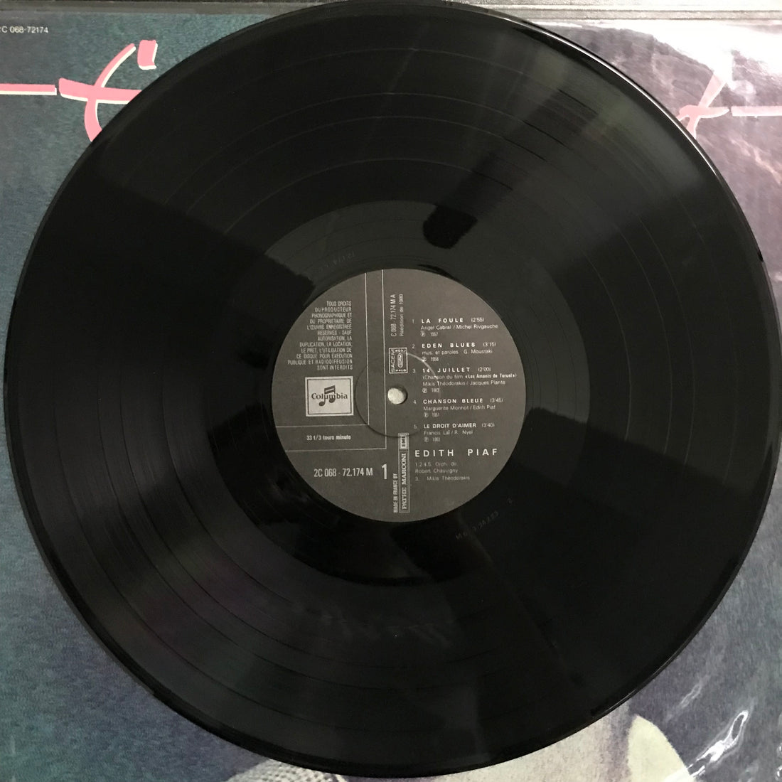 แผ่นเสียง Edith Piaf - Edith Piaf Vinyl VG+