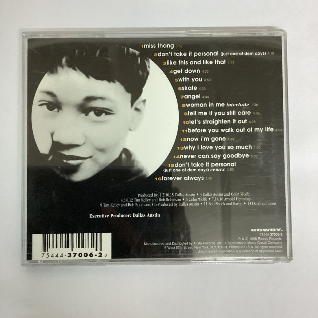 ซีดี Monica - Miss Thang CD VG+