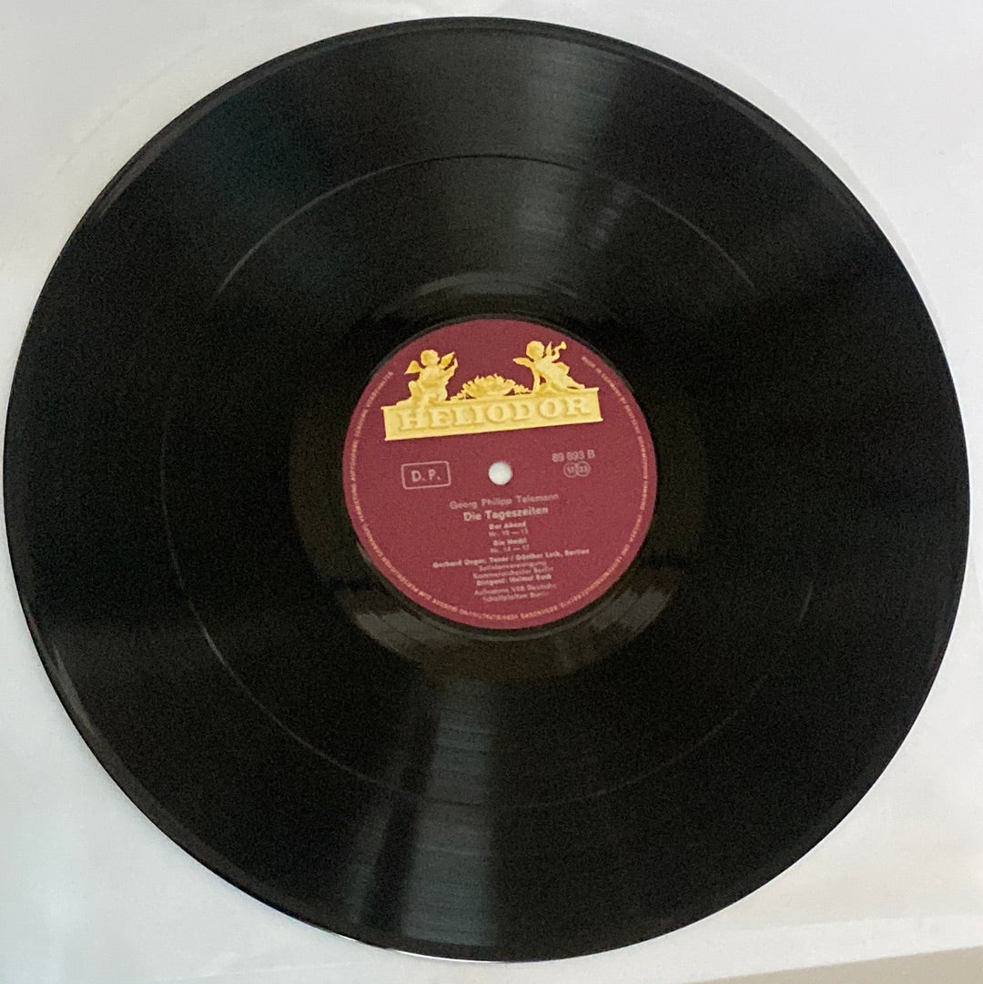 แผ่นเสียง Georg Philipp Telemann - Die Tageszeiten - Cantata Vinyl VG+