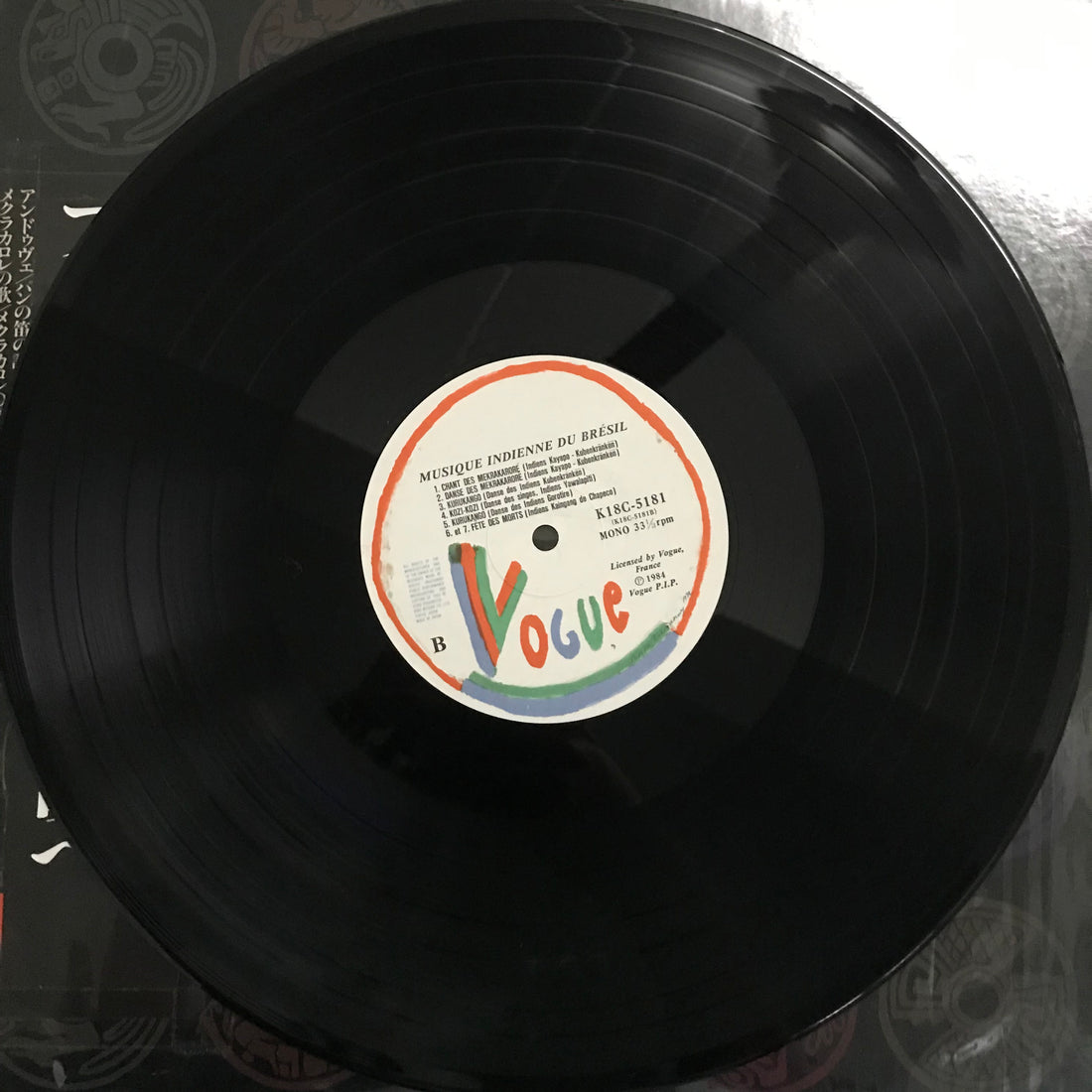 แผ่นเสียง Various - Musique Indienne du Brésil = ブラジル・インディオの調べ Vinyl VG+