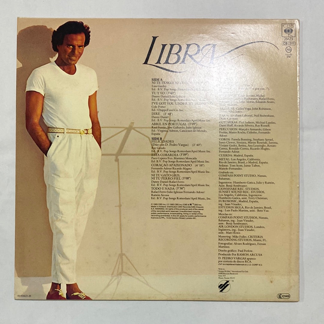 แผ่นเสียง Julio Iglesias - Libra (Vinyl) (VG+)