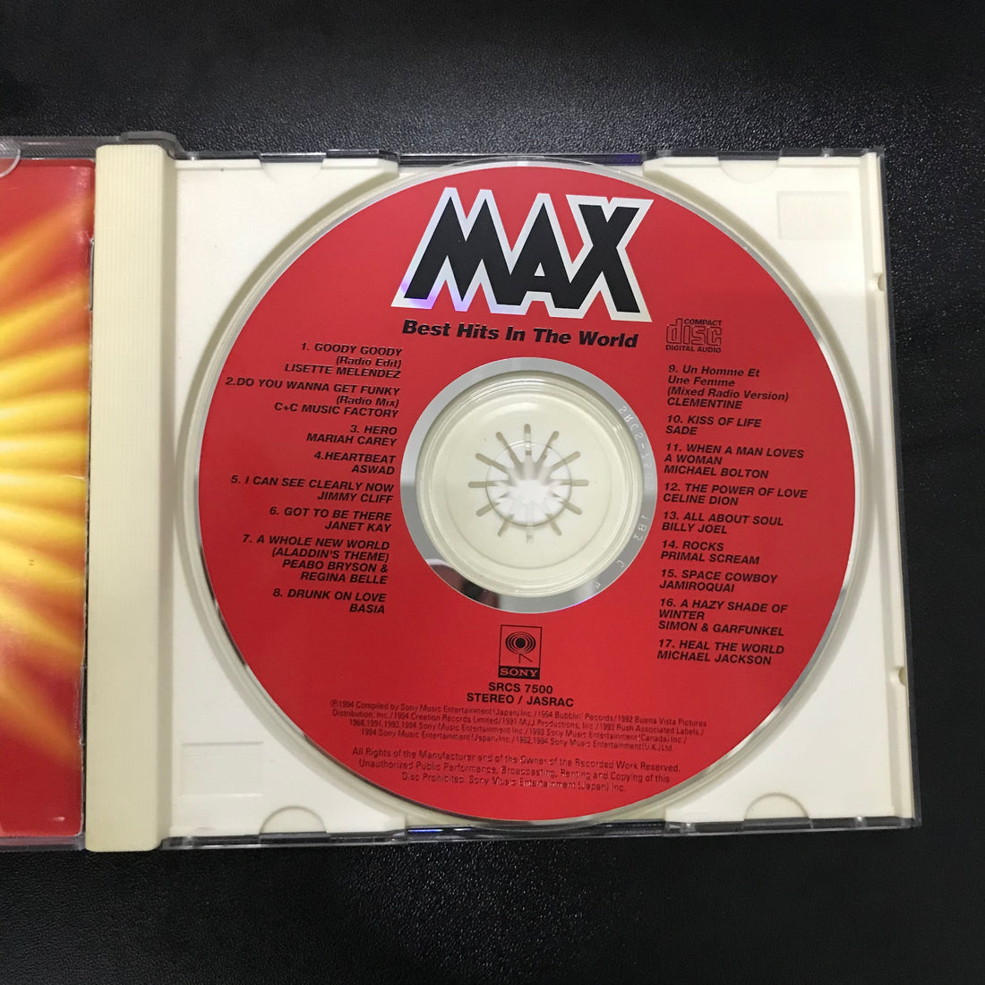 ซีดี Various - MAX - Best Hits In The World CD VG+