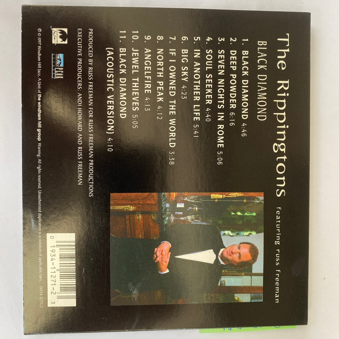 ซีดี The Rippingtons / Russ Freeman - Black Diamond CD NM or M-