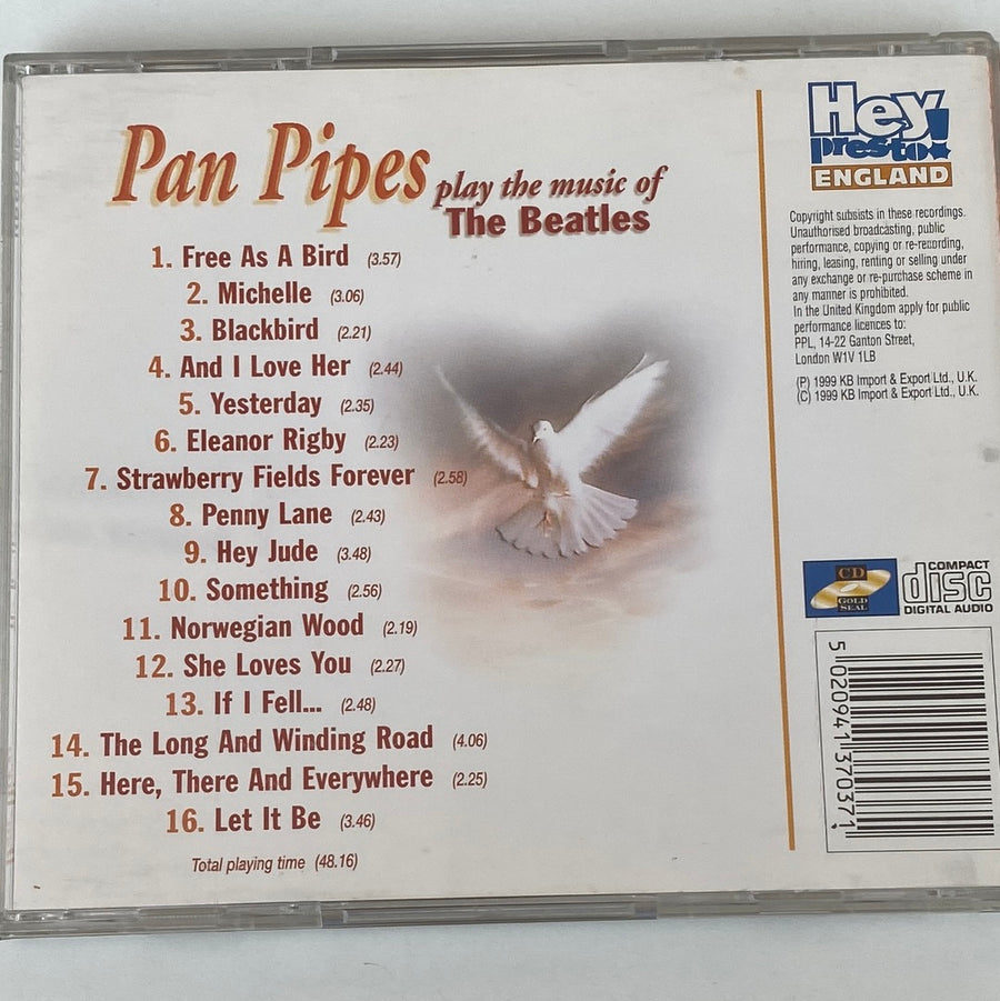 ซีดี Unknown Artist - Pan Pipes Play The Music Of The Beatles (CD) (VG+)