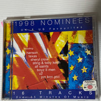 ซีดี Various - 1998 Nominees UK & US Favourites (CD) (VG+)