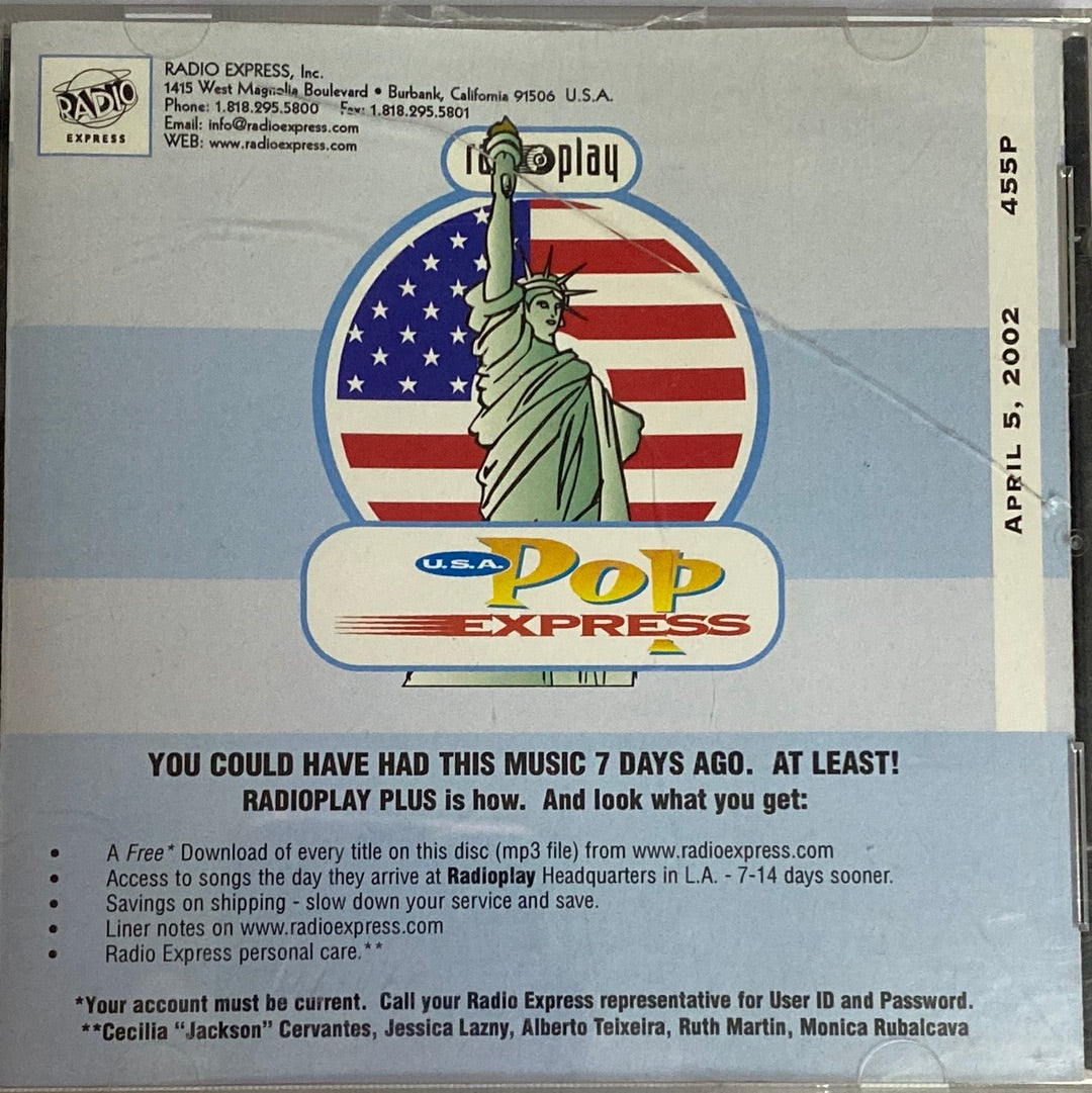 ซีดี Various - U.S.A. Pop Express 455 P (CD) (VG+)