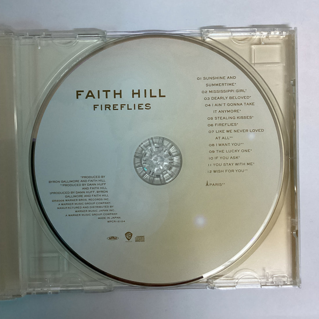 ซีดี Faith Hill - Fireflies CD VG+