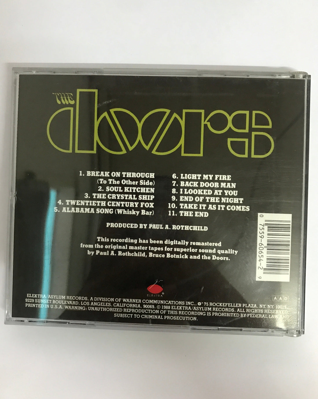 ซีดี The Doors - The Doors CD VG+